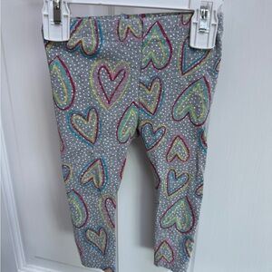 NWOT Okie Dokie 9M Girls Heart Polka Dot Leggings Pants